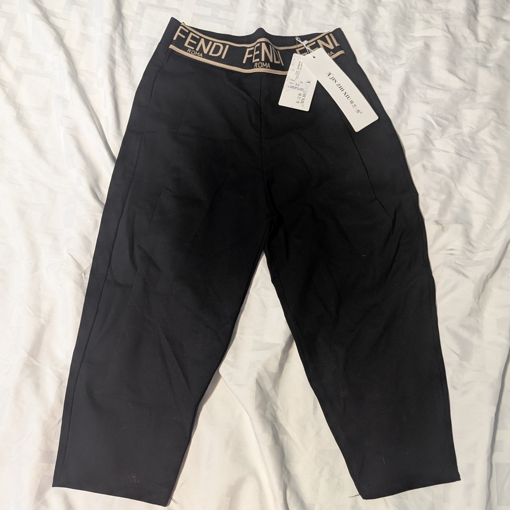Fendi Black Sweatpants for Casual Comfort